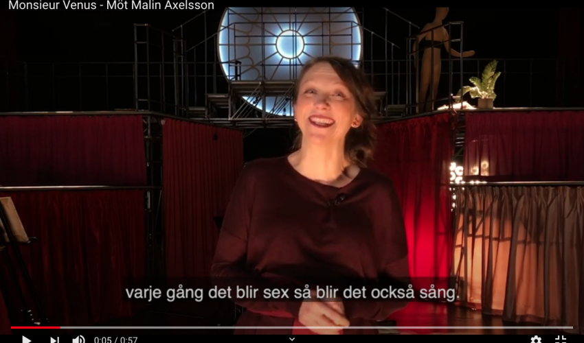 Monsieur Venus, Möt Malin Axelsson